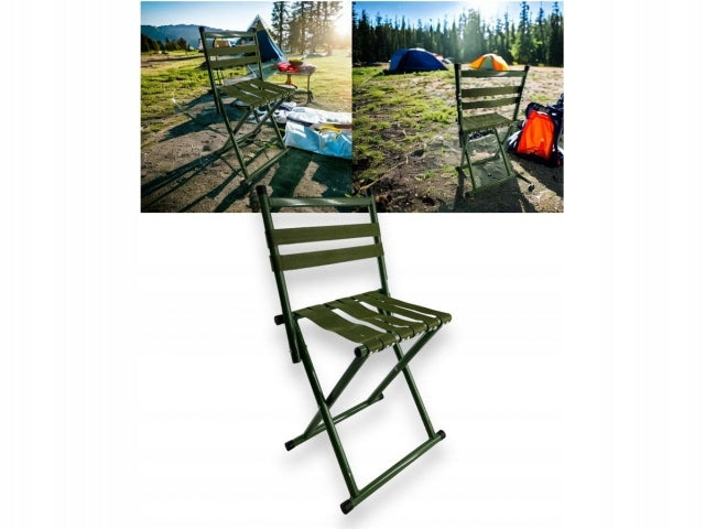 Folding Hiking Chair Lightweight, Durable Irreplaceable in the Open Air Model KRZESŁO Z OPARCIEM