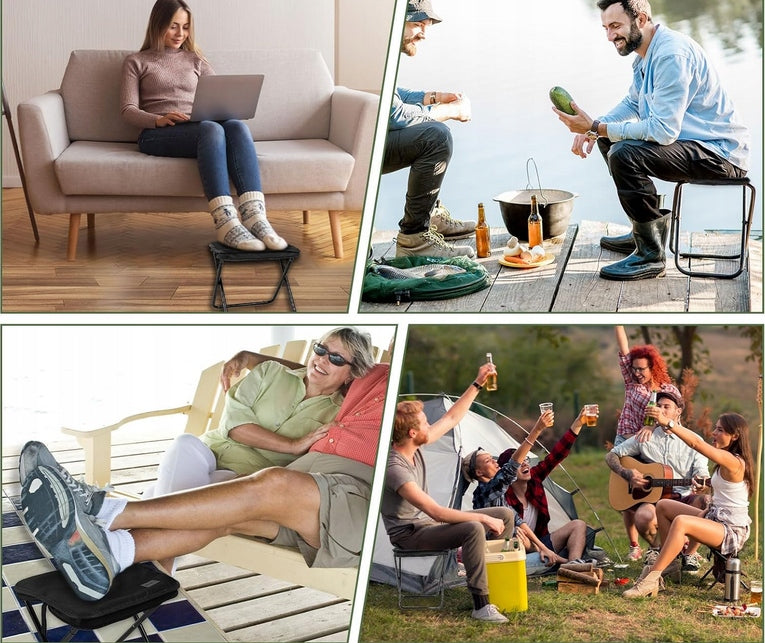 Folding Hiking Stool 33 cm Lightweight Pocket Oxford Chair 600D Brand no brand
