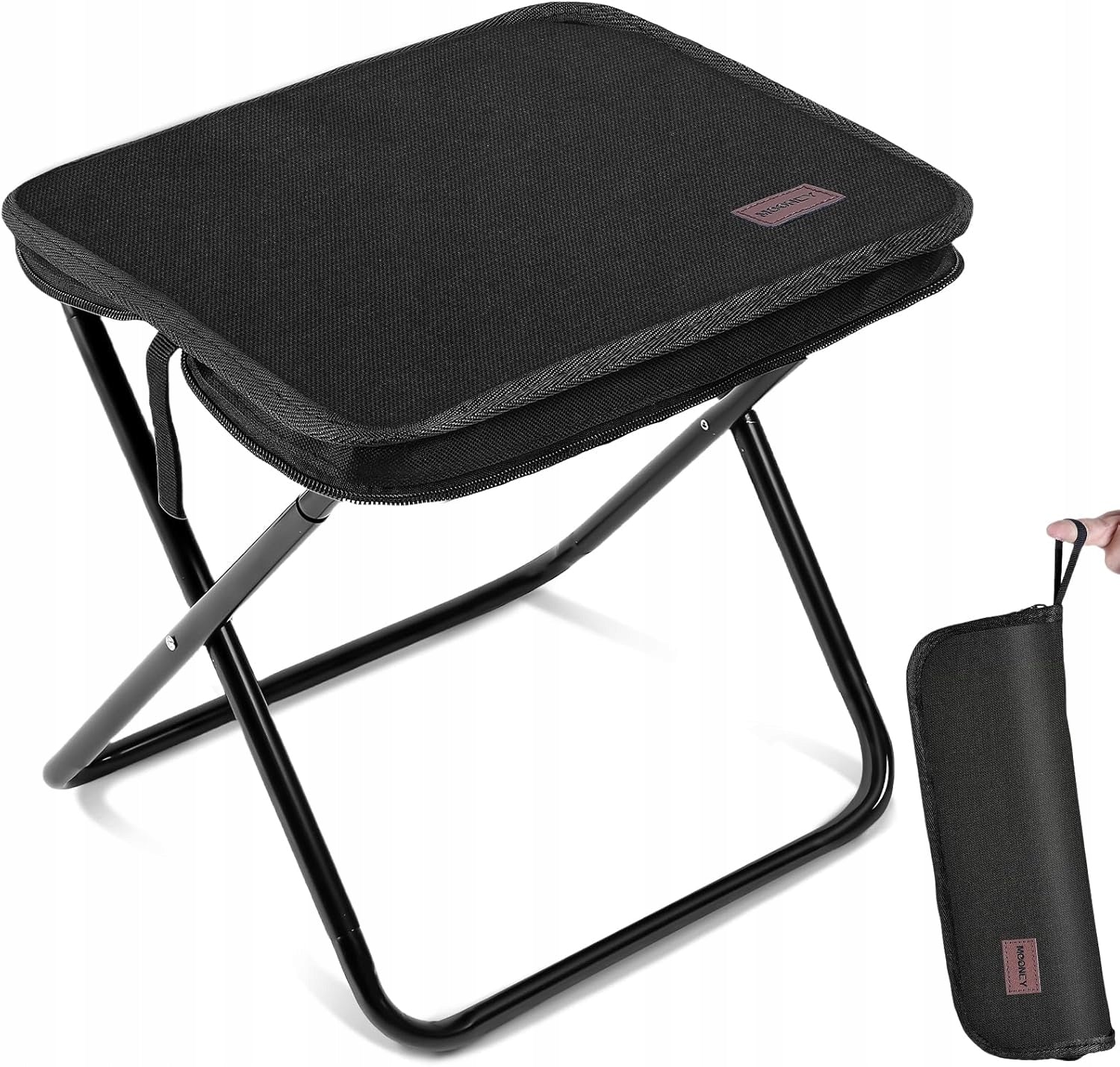 Folding Hiking Stool 33 cm Lightweight Pocket Oxford Chair 600D