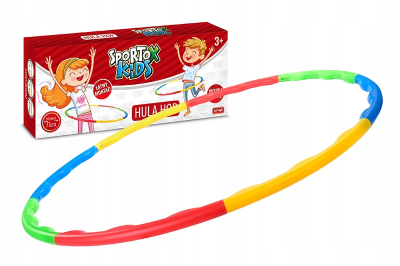 Folding Hula Hop SPORTOX KIDS 77 cm. Active Fun Relaxation Sport Movement Brand Artyk