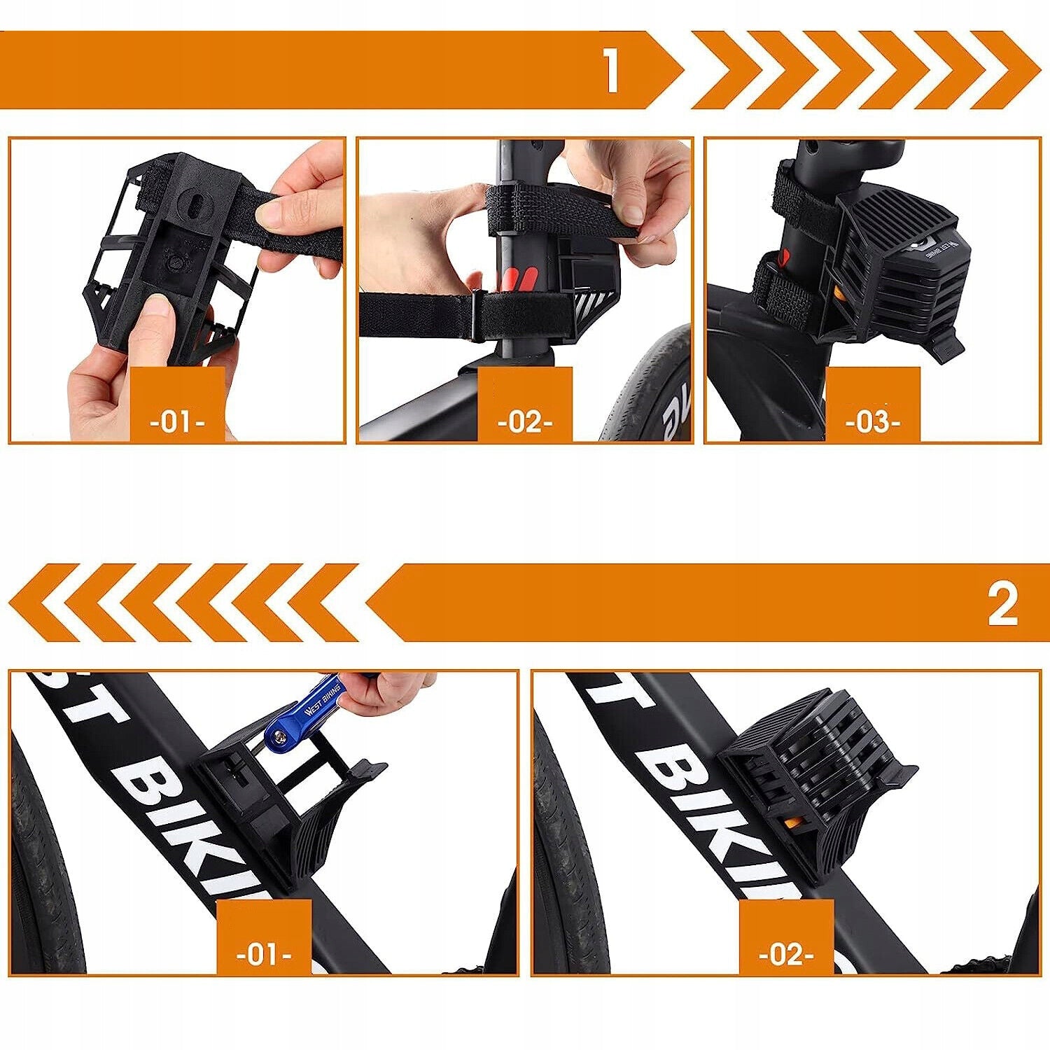 Folding Lock Bicycle Lock Model Składane Zapięcie Rowerowe