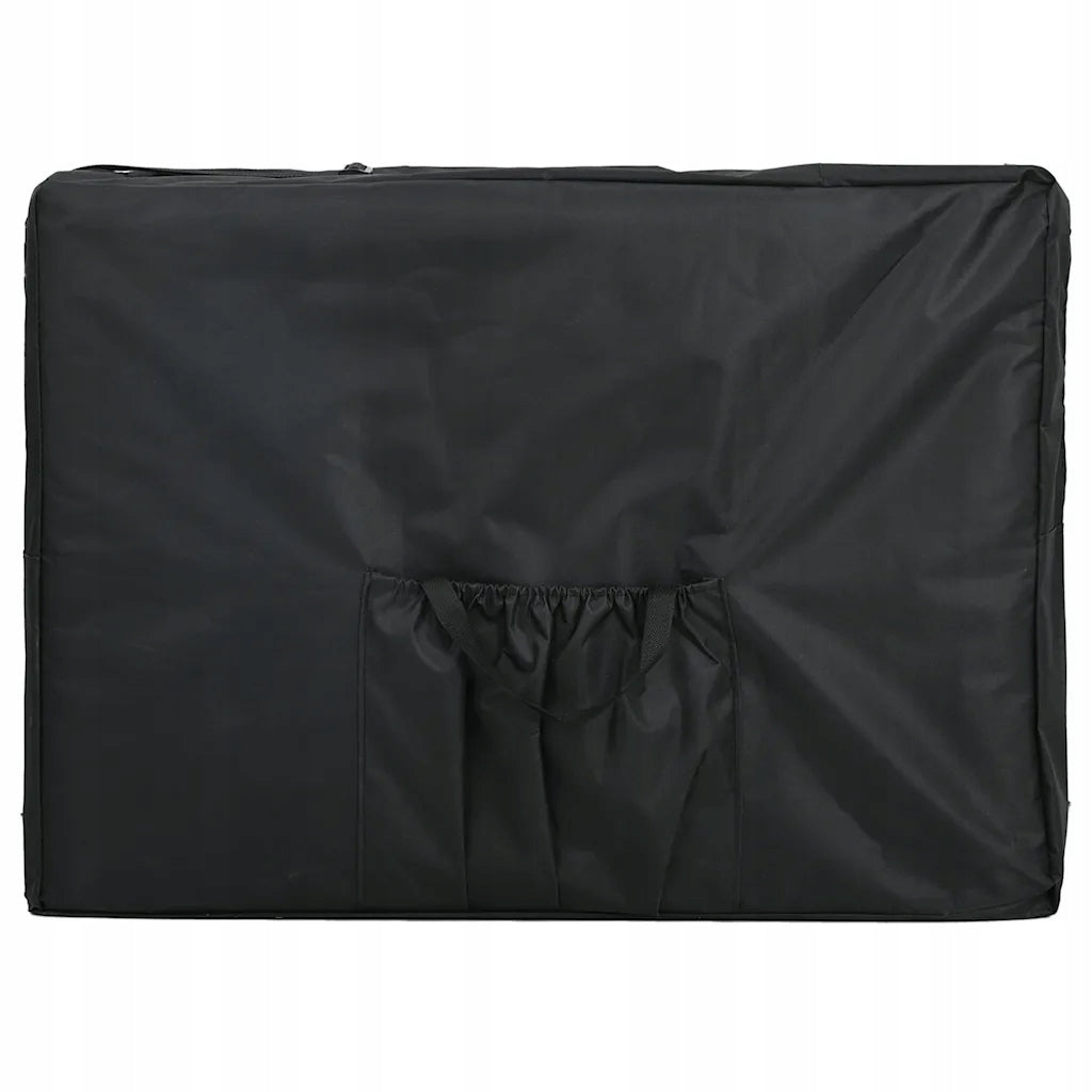 Folding Massage Table with Aluminum Frame, 4 Color black