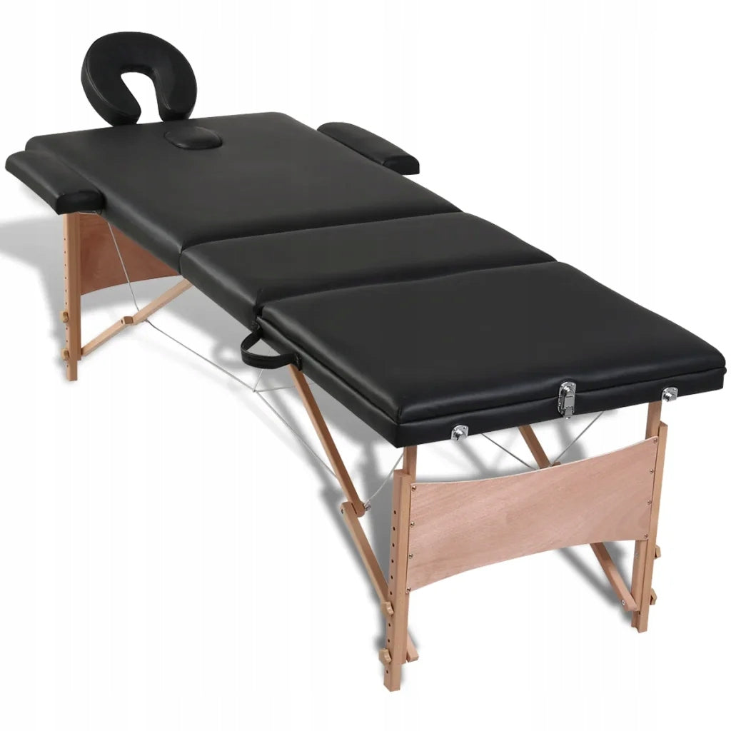 Folding Massage Table with Wooden Frame, 3 Kind folding table