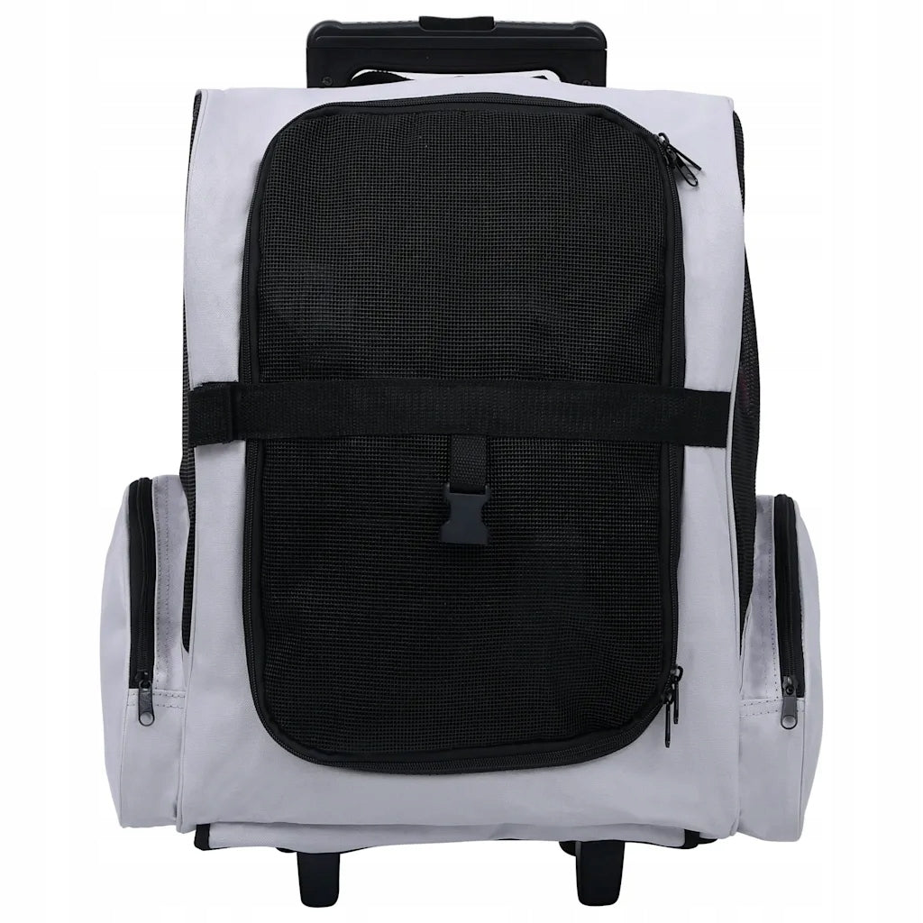 Folding Multi-Functional Pet Stroller, Grey Brand VidaXL