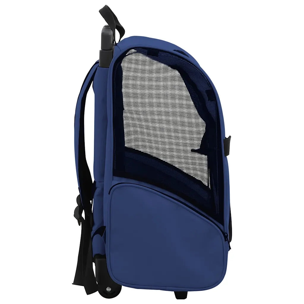 Folding Pet Stroller, Blue Brand VidaXL