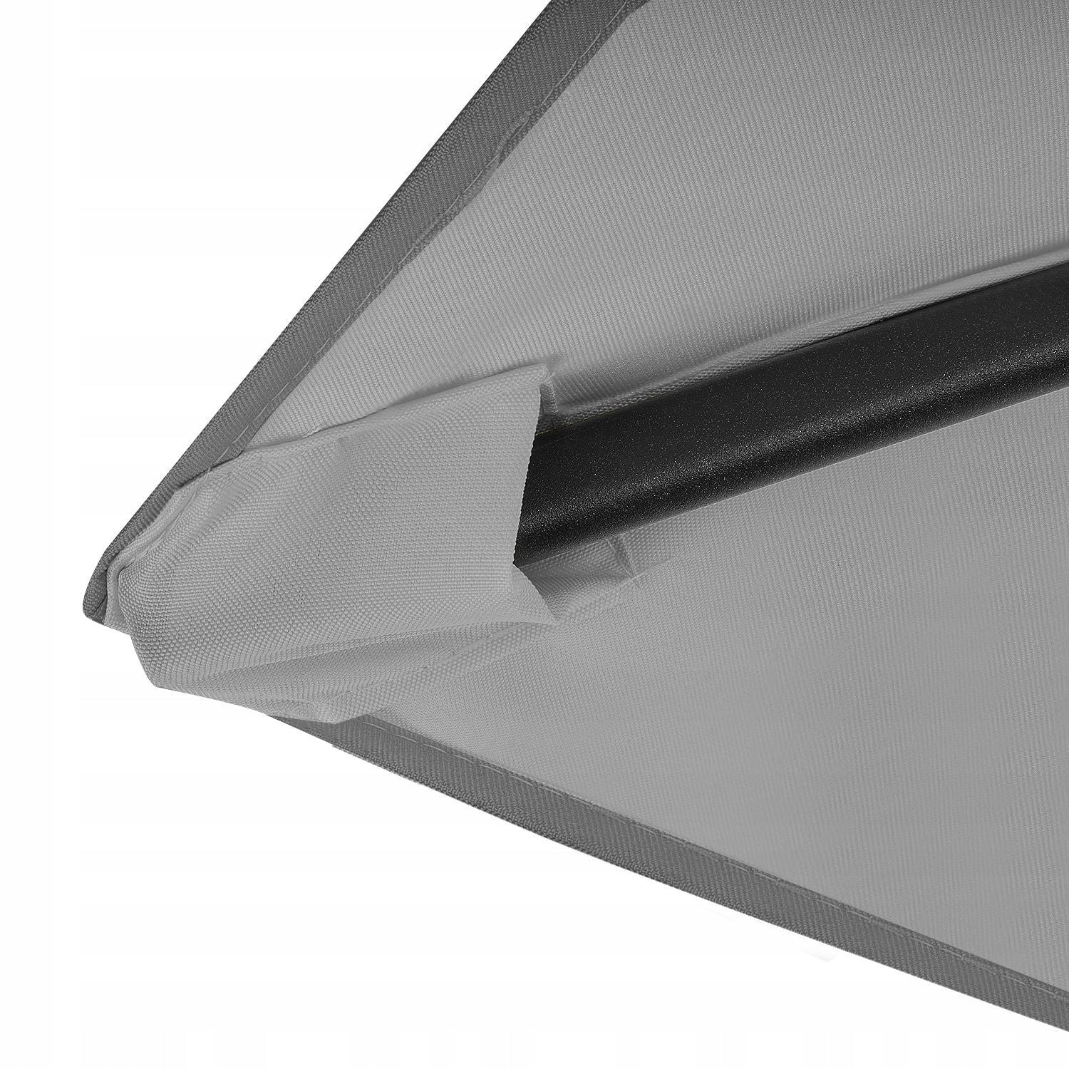 Folding balcony garden umbrella adjustable 210 cm graphite Product height 230 cm
