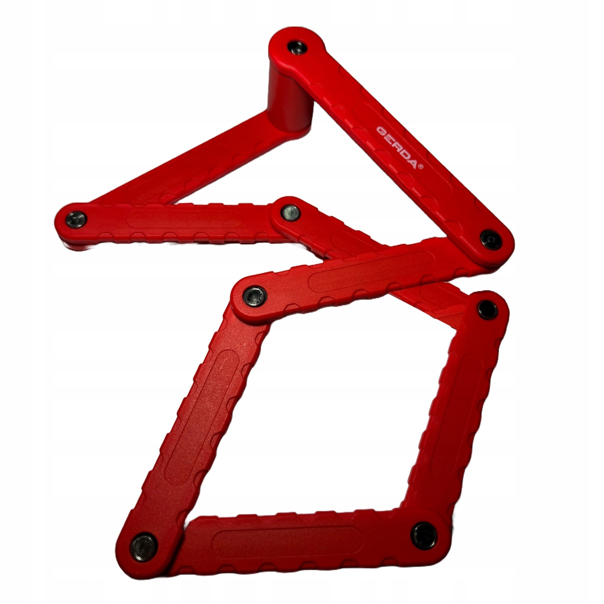Folding bicycle lock GERDA FOLD LITE 950V Red Length 95 cm