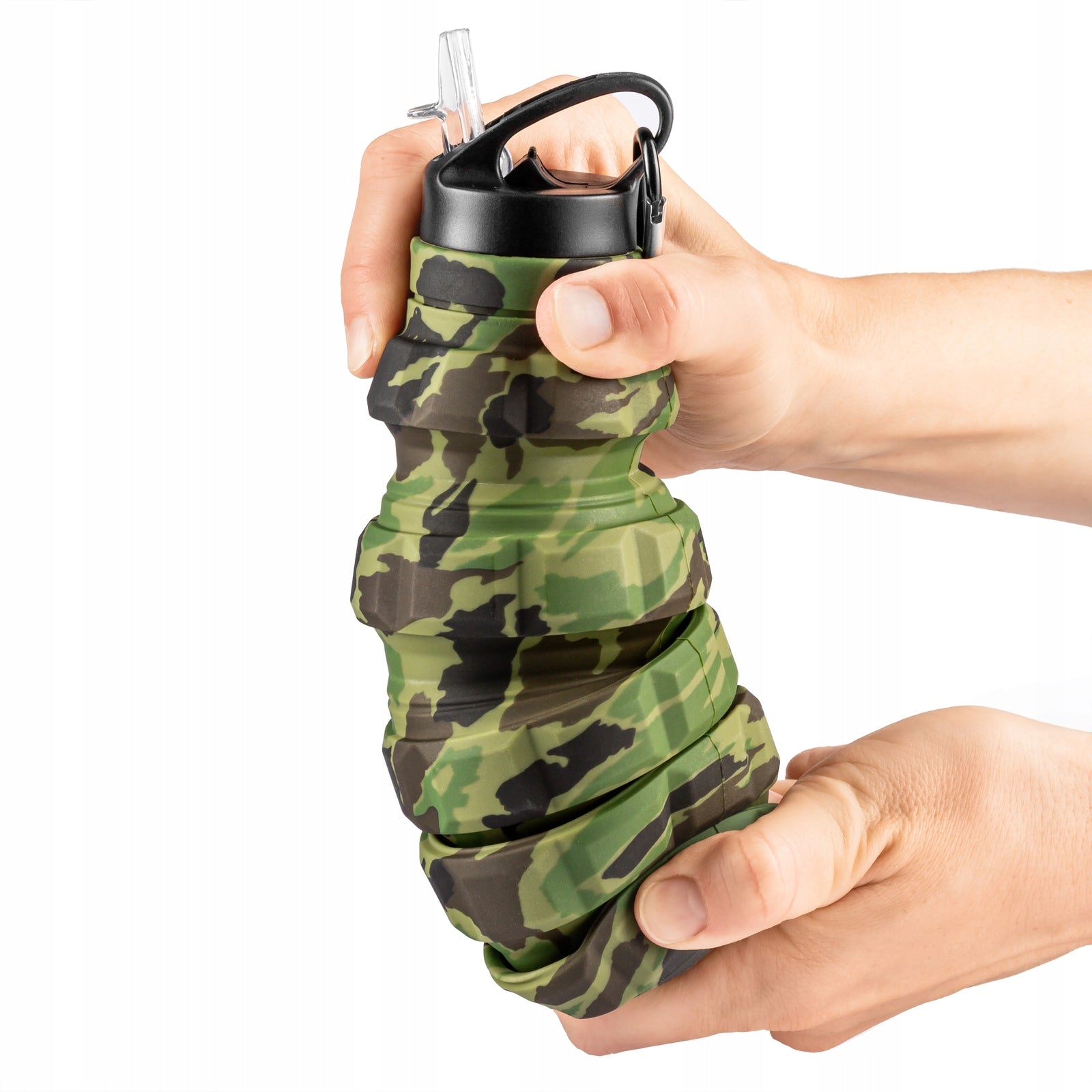 Folding bottle GRANAT water bottle 580 ml gadget military camouflage holder Manufacturer code 5903181016530