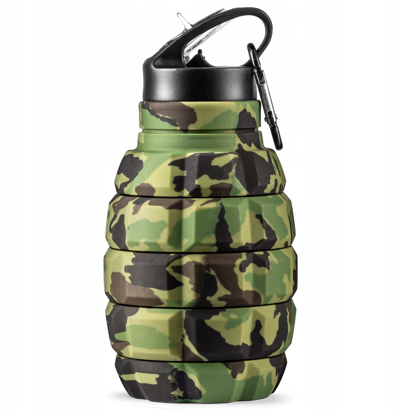 Folding bottle GRANAT water bottle 580 ml gadget military camouflage holder