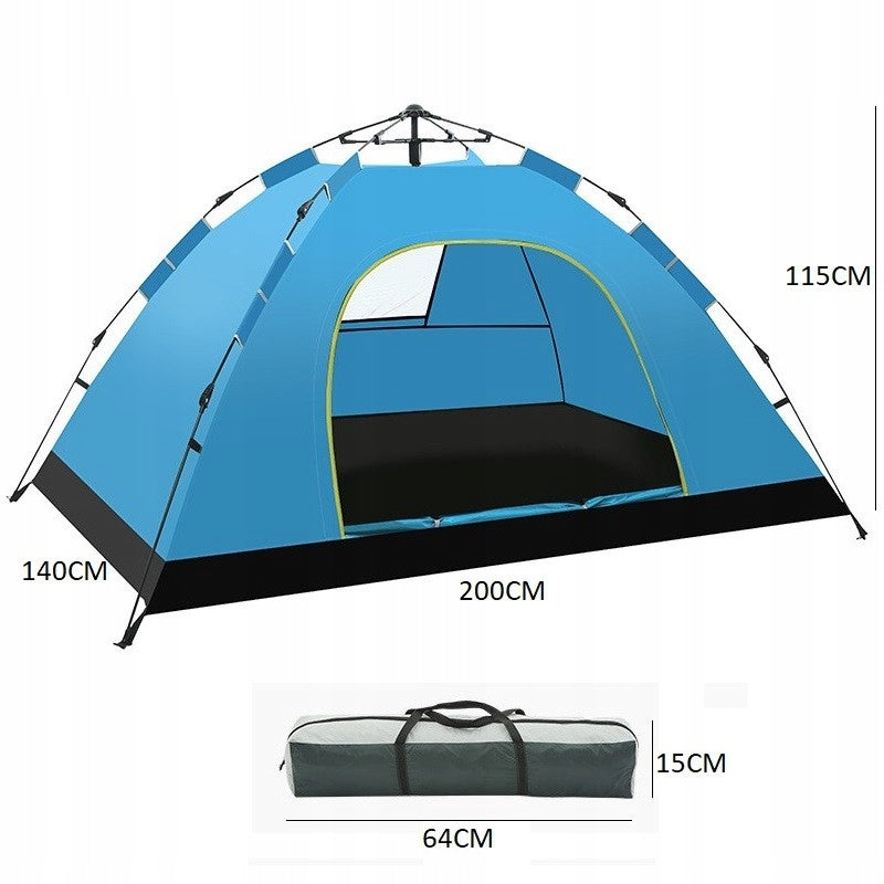 Folding camping tent 2-3 persons 200x140x115cm BAL12N Model 364008705