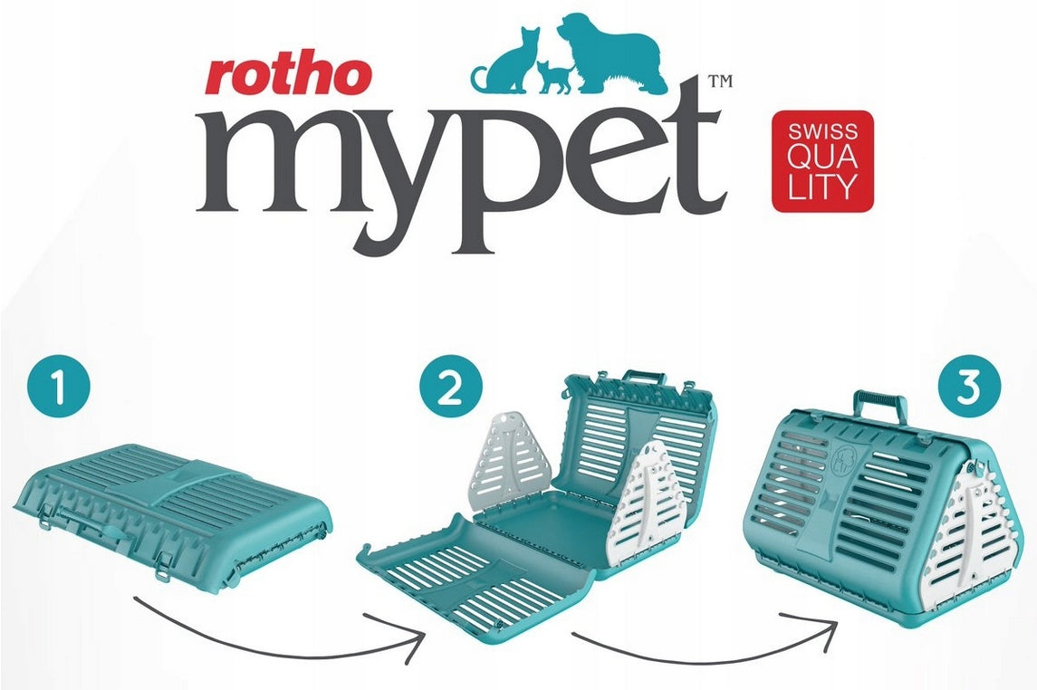 Folding cat/dog transporter up to 10 kg – 50×40×42 cm Ventilation TOBY Manufacturer code 7610859172037