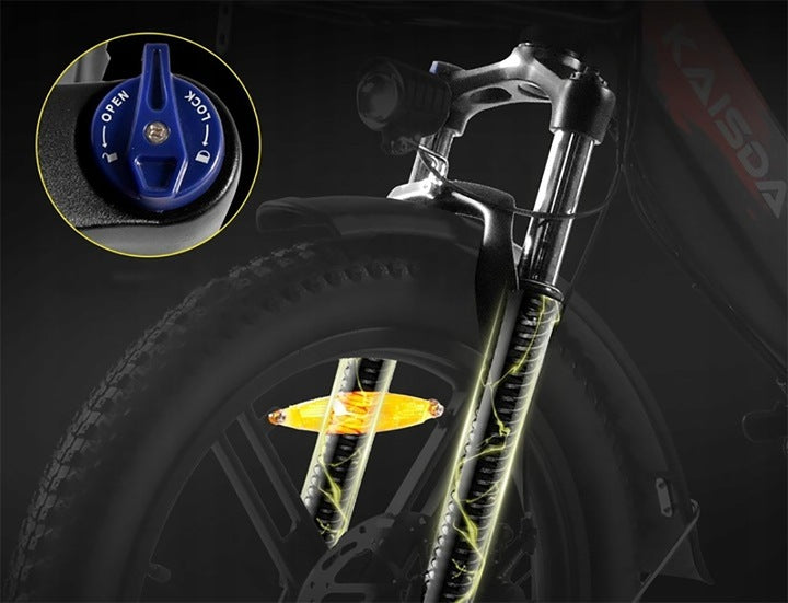 Folding city electric bike Kaisda K201 250W 20.8Ah 25 km/h 120 km Brand Kaisda