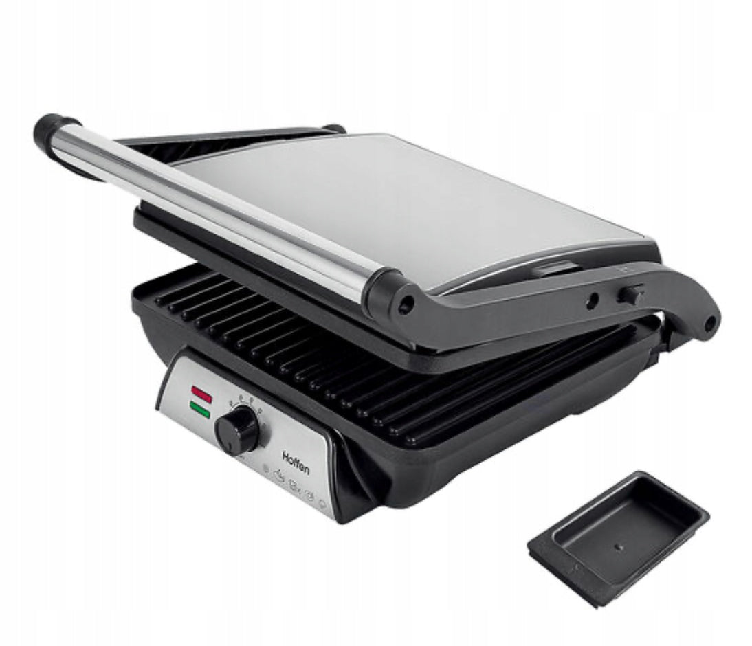 Folding electric grill Hoffen EG-4187 white 2000 W