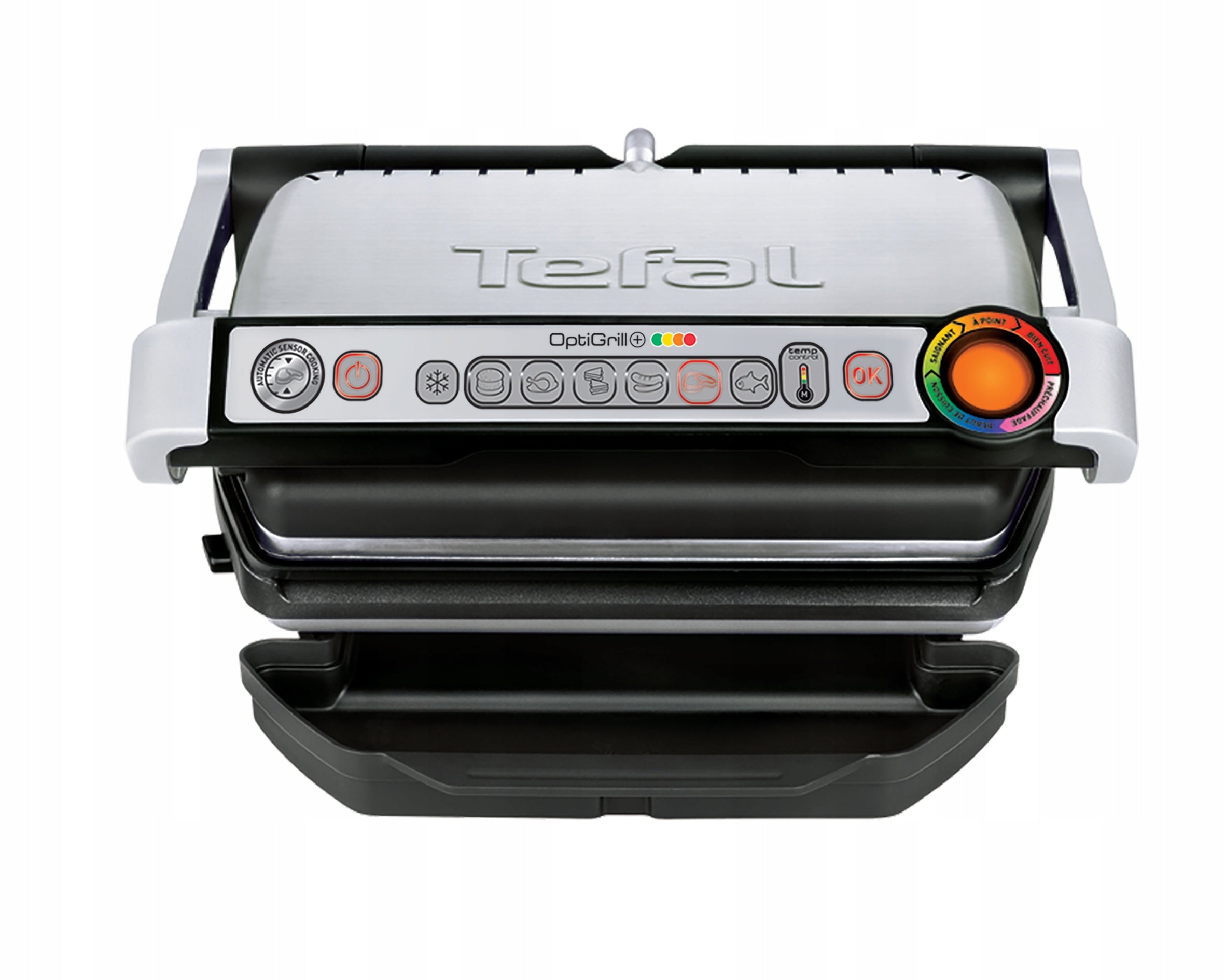 Folding electric grill Tefal GC712 Optigrill+ silver/grey 2000 W Power rating 2000 W