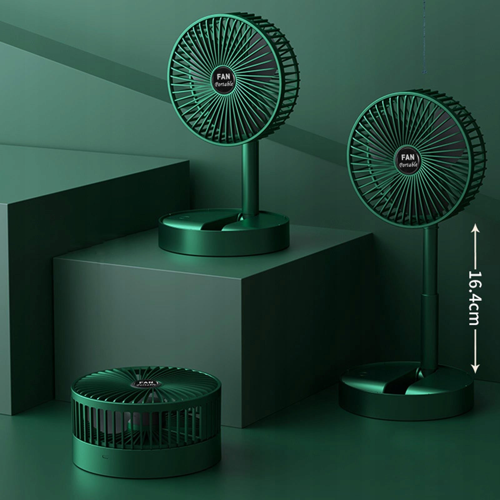 Folding fan with adjustable tilt angle Low noise 3 Power 0 W