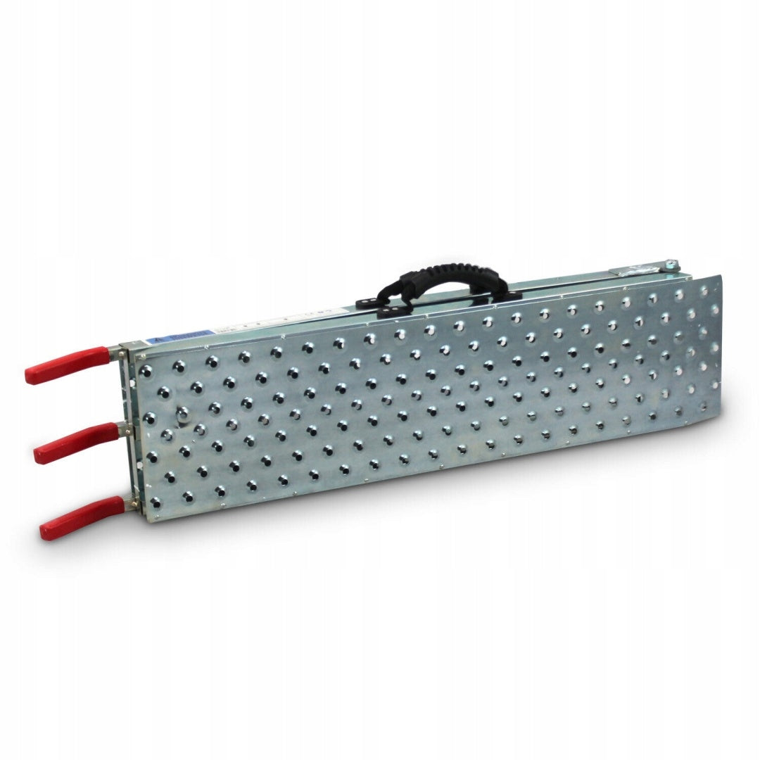 Folding steel ramp 400kg 176cm Product weight with unit packaging 9 kg