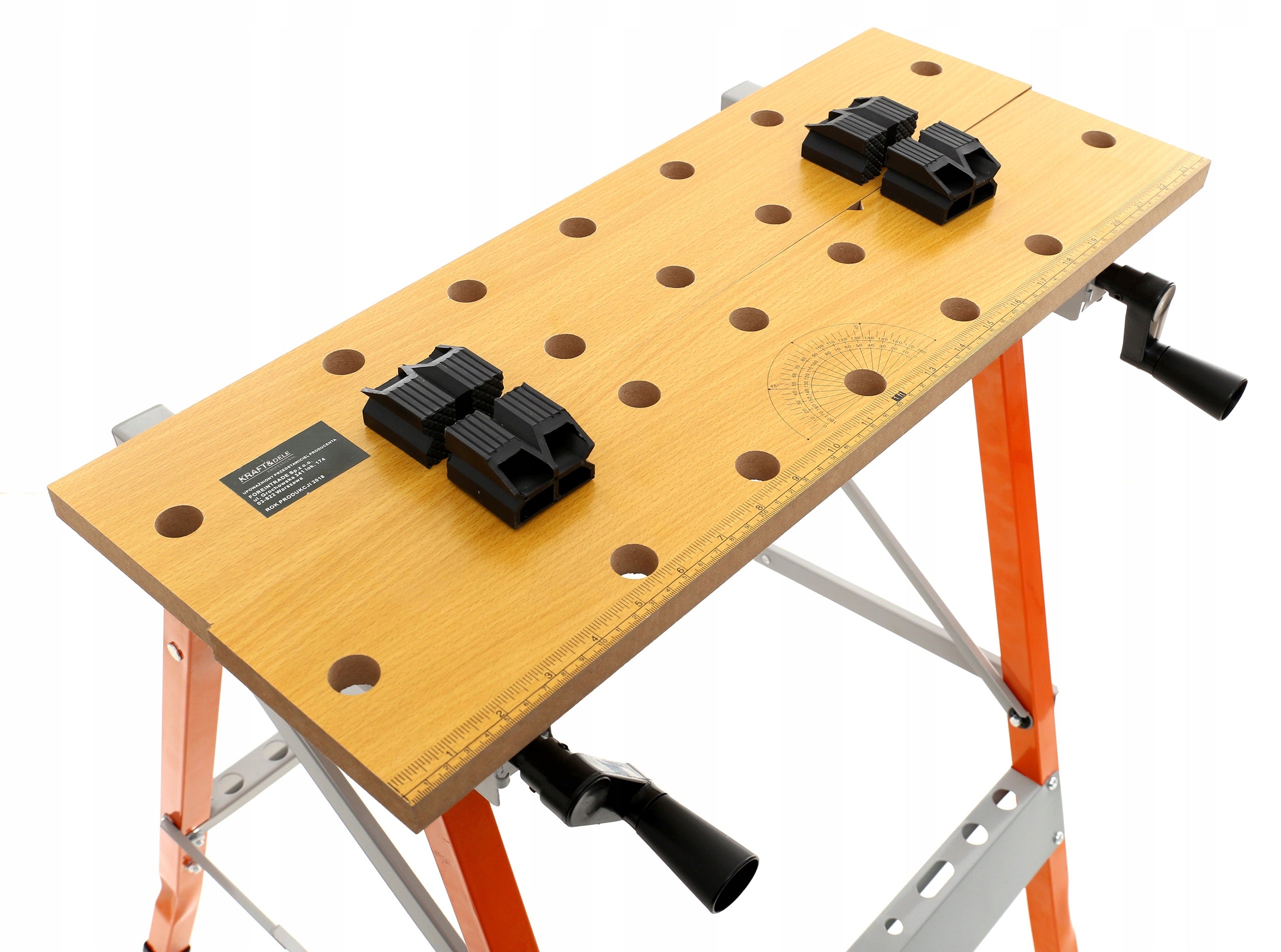 Folding workbench Kraft&Dele MDF adjustable 100 kg 60x24 cm Product weight with unit packaging 4.5 kg