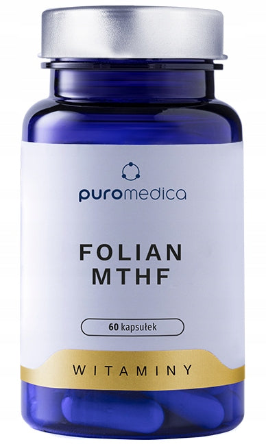 Folic acid Folate MTHF B9 Puromedica 60 capsules