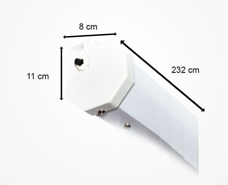 Fonestar PPEL-43100-BA Electric Projection Screen 4:3, 100 inch remote control Brand Fonestar