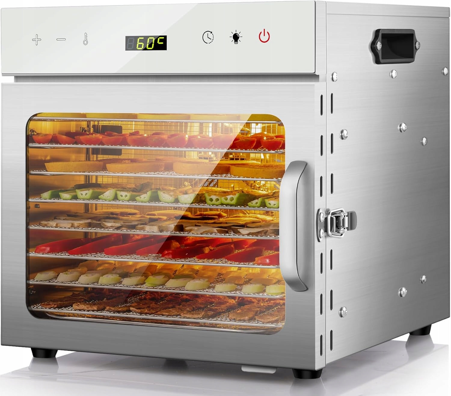 Food Dryer KWASYO 400W 8 Levels 30-90 DEGREE 30MIN- Timer Vegetables