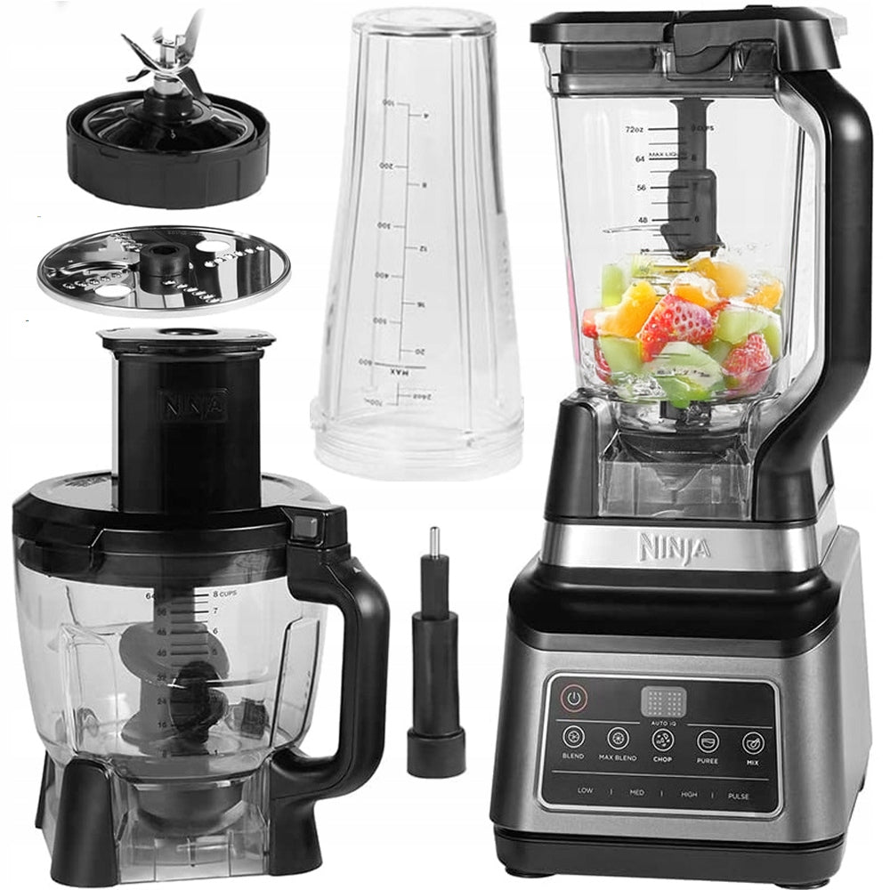Food Processor Blende Mixerr 1200W Auto-IQ 3in1 2.1L Ninja BN800EU Brand Ninja