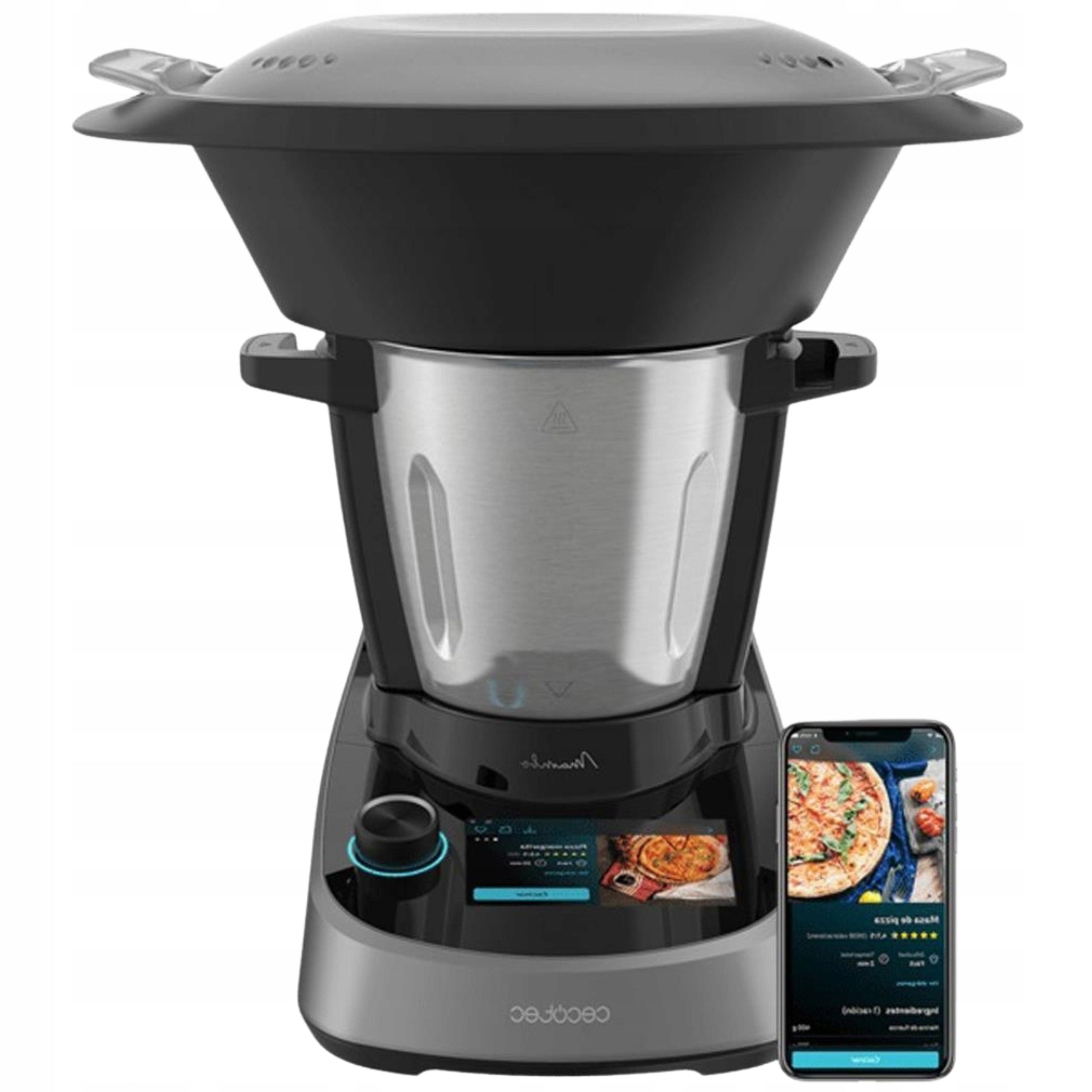 Food Processor Cecotec Mambo Touch 1600 W TFT Black/Grey + Application