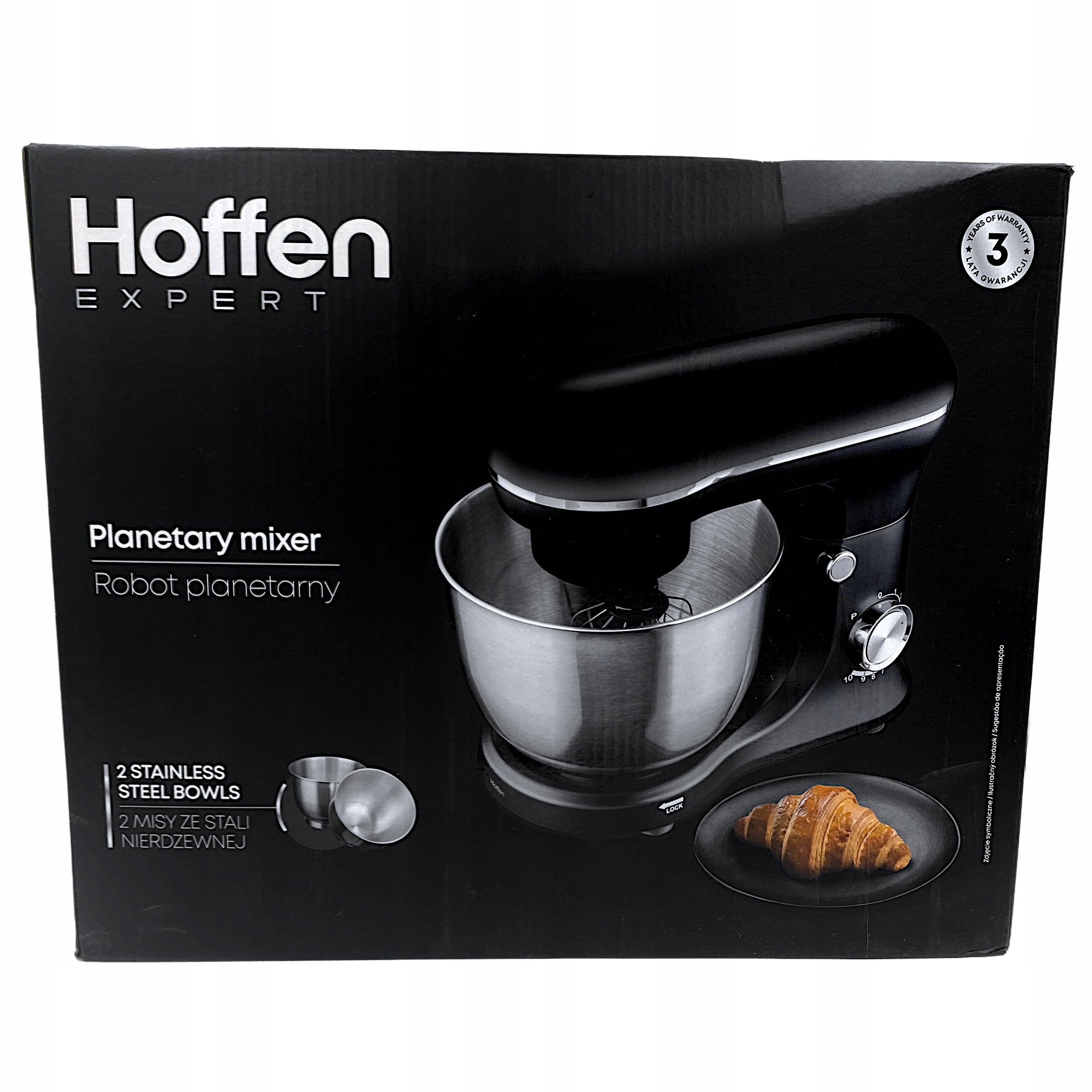 Food Processor Hoffen Planetary Robot 1500 W black Manufacturer code 5902983639169