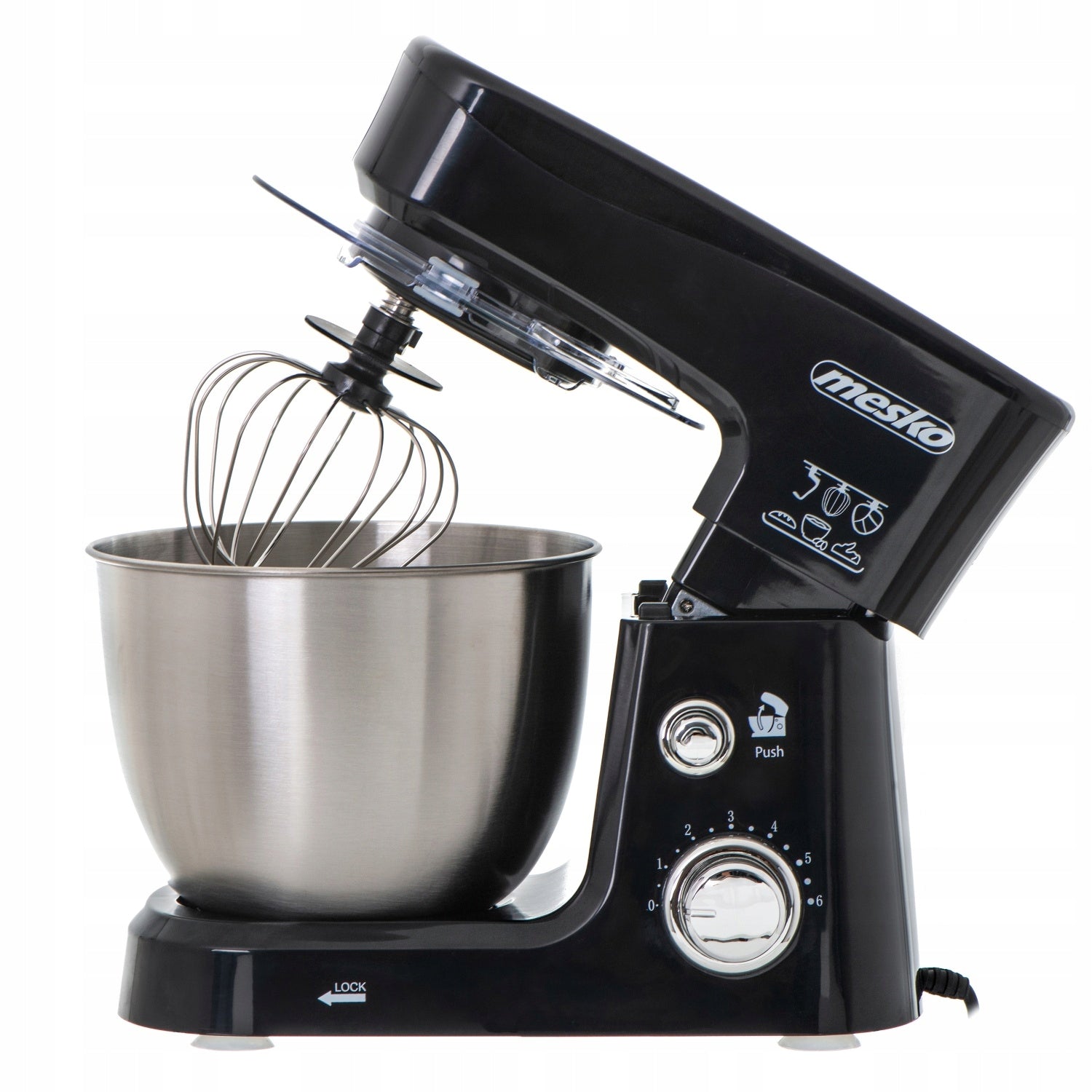 Food Processor Planetary Mixer Strong 1200W Bowl Steel 3,5L 3 Stirrers Manufacturer code MS4217