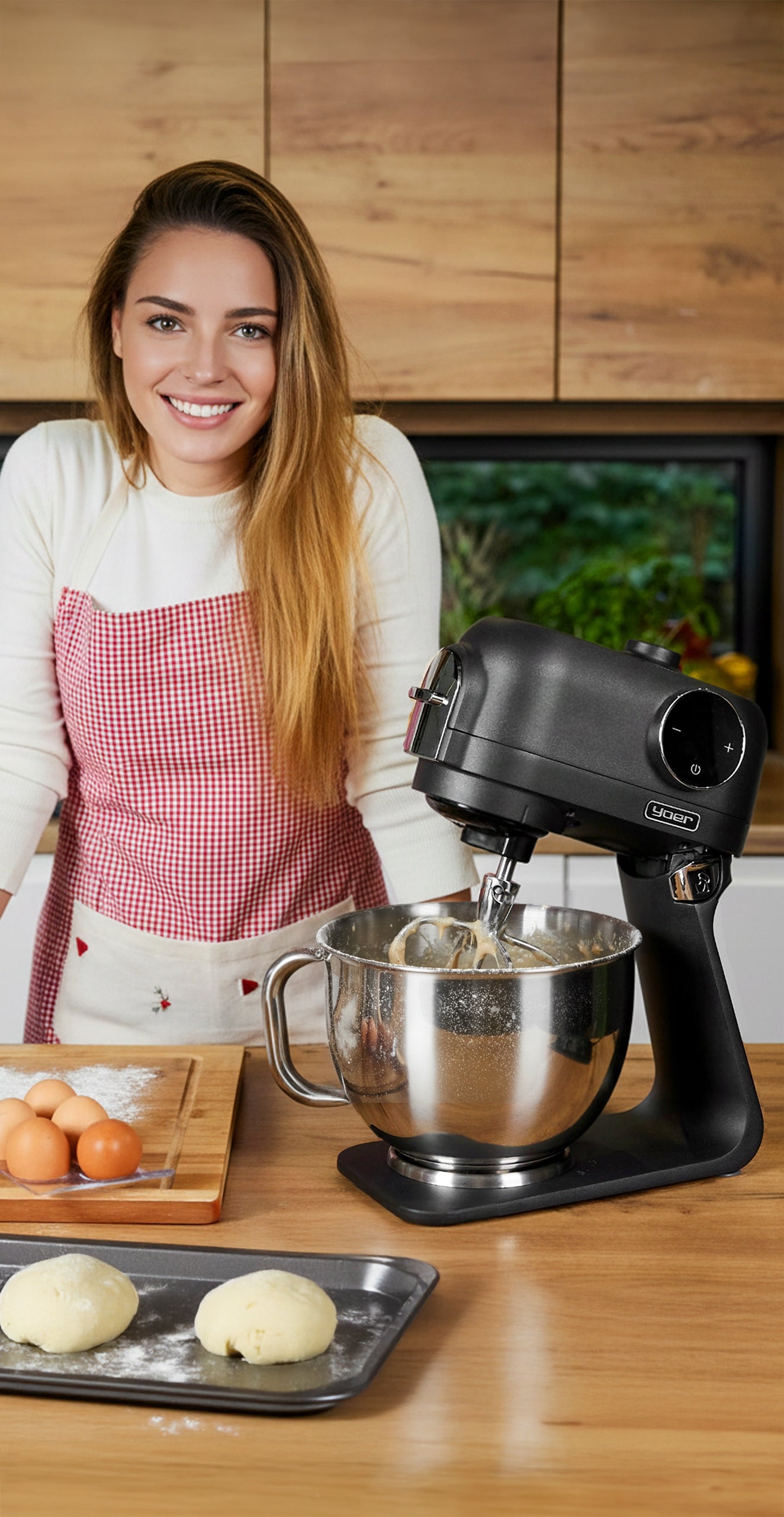 Food Processor Planetary Yoer Multifunctional 2200W Bowl 5,5L +43 ELEMENTS Packaging status original