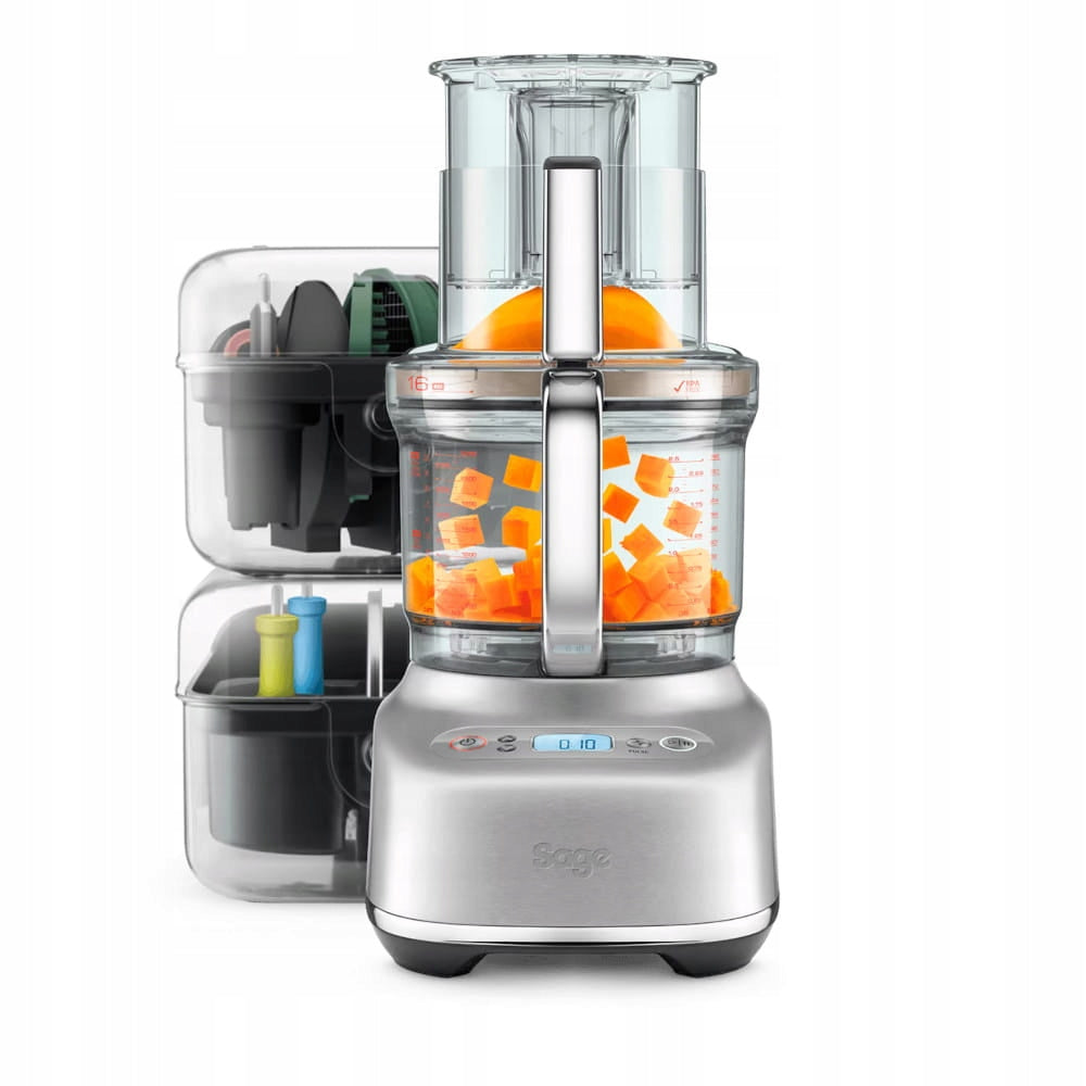 Food Processor Sage SFP838BSS 900 W silver/grey
