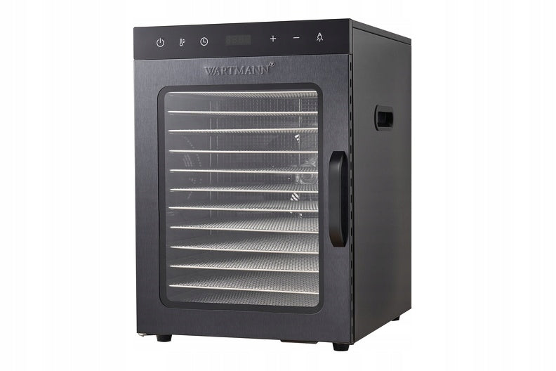 Food Steel Dehydrator Wartmann WM-2512 DH LED Backlight Black Packaging status original