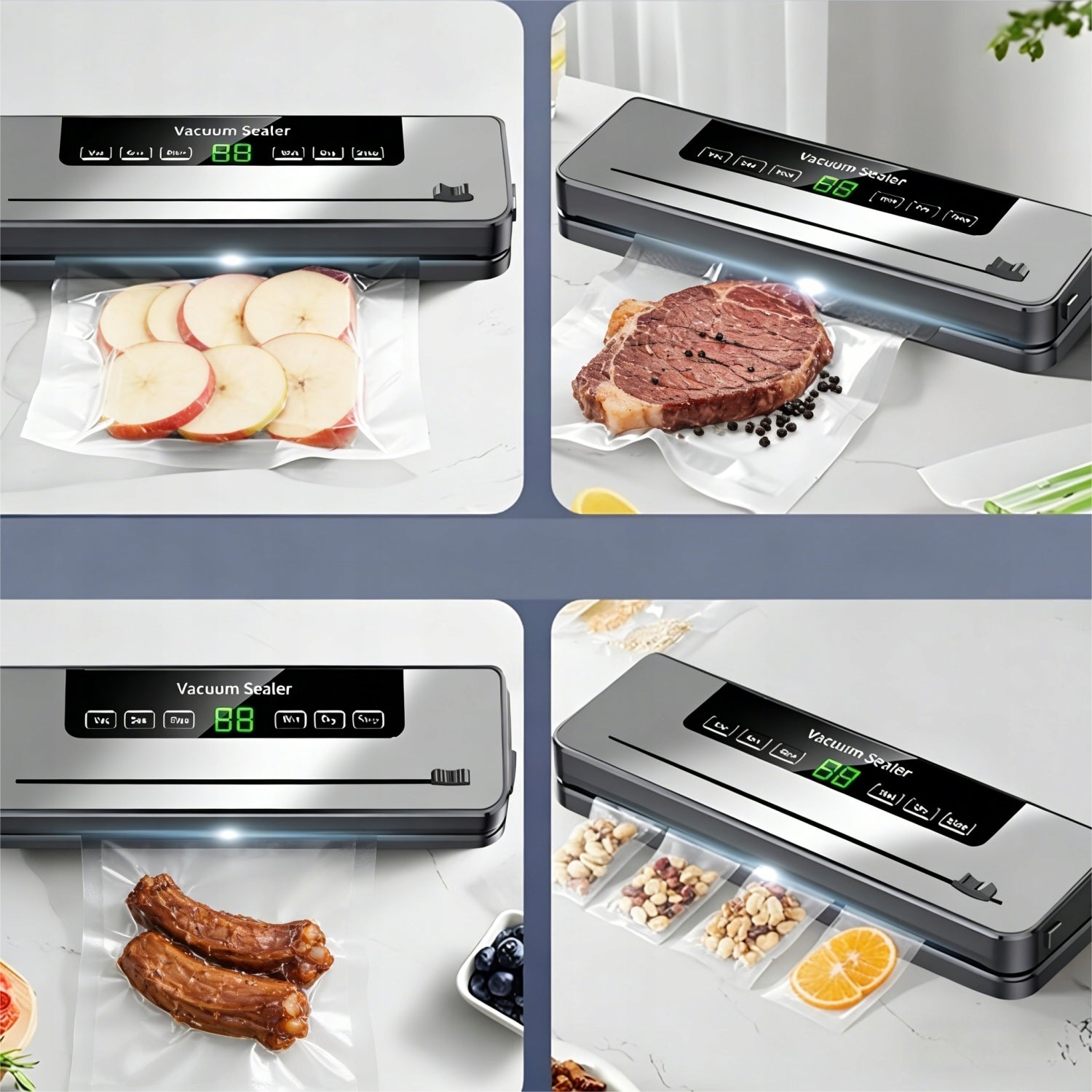 Food Vacuum Welding Machine 6in1 UV 50 Vacuum Bags With Hose Manufacturer code 8850297332290