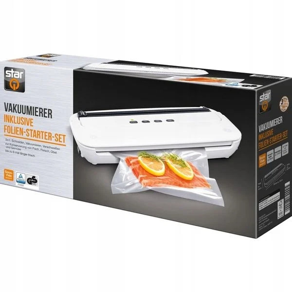 Food Vacuum Welding Machine StarQ White 90W FOOD PACKAGING MACHINE Packaging status original