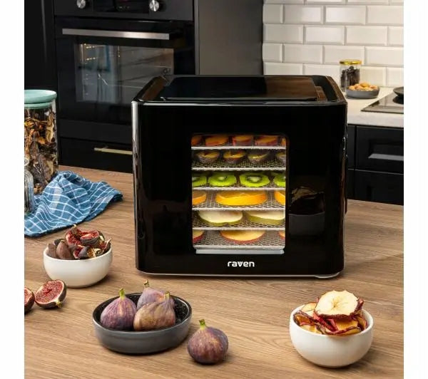 Food dryer for mushrooms fruit vegetables RAVEN ESS006 - 450W 6 sieves Power 450 W