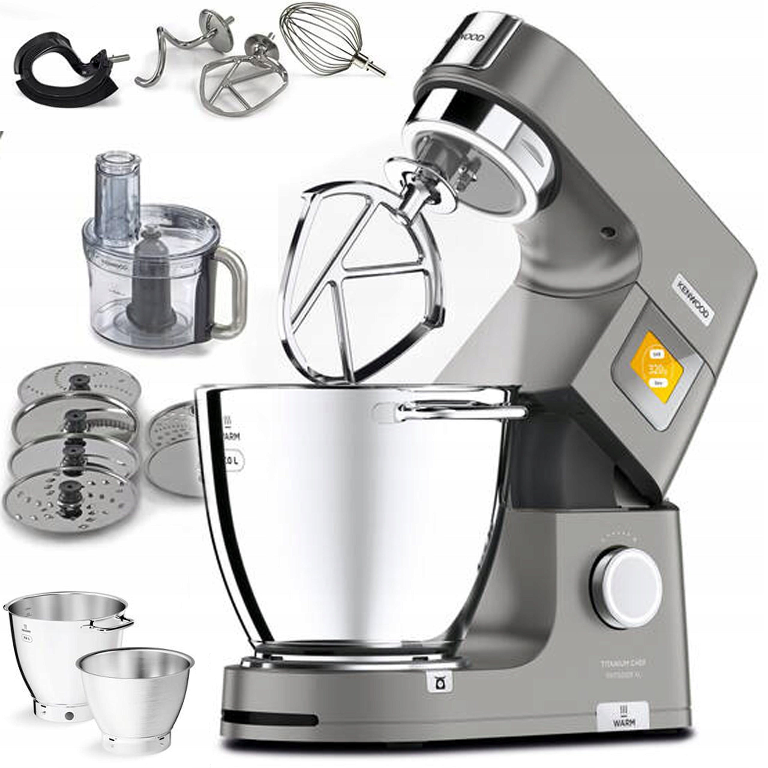 Food processor KENWOOD Titanium Chef Patissier XL KWL90.244SI Planetary