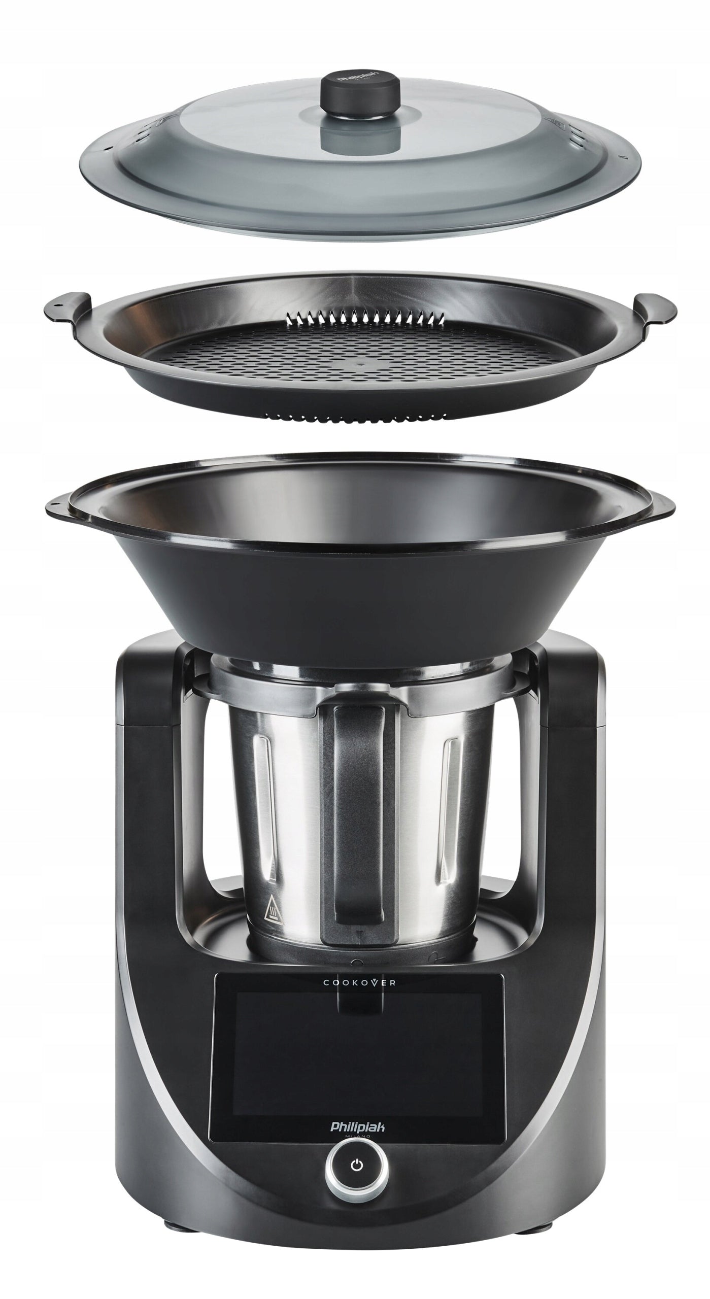 Food processor Philipiak Milano COOKOVER C-01 black 1200 W 3 l Brand Philipiak Milano