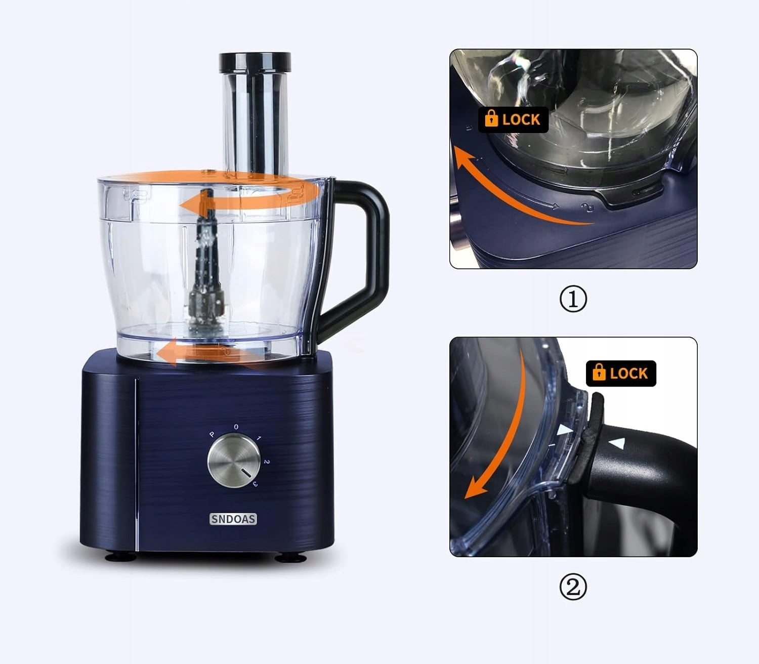 Food processor SNDOAS 1 1100 W black Brand no brand