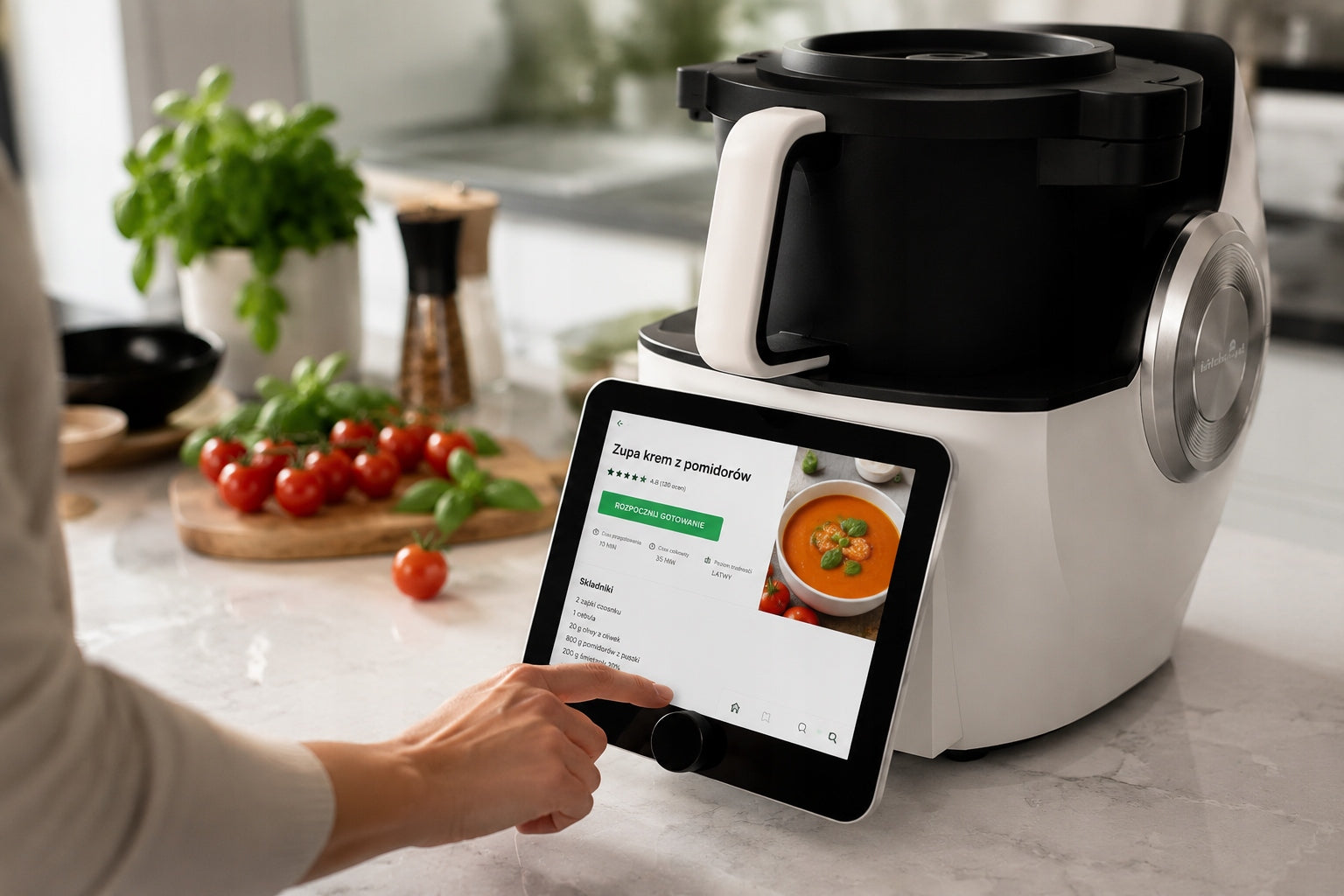Food processor cooking multifunctional thermorobot RoboJet AllCook +180°C Manufacturer code Robot kuchenny AllCook
