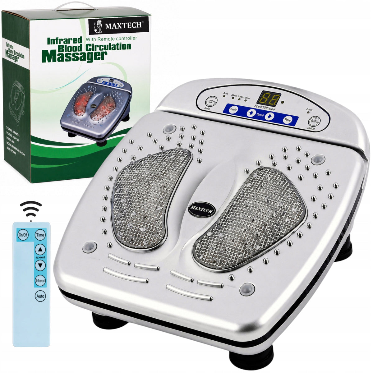 Foot Massager Electric Vibration Remote Control and Infrared For Body Massage