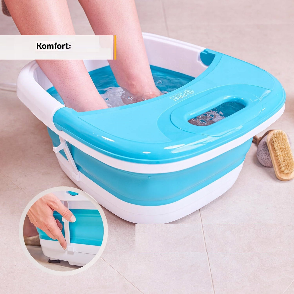 Foot Massager First Austria Home SPA Vibration Massage Pedicure Manufacturer code 8116-2-BL