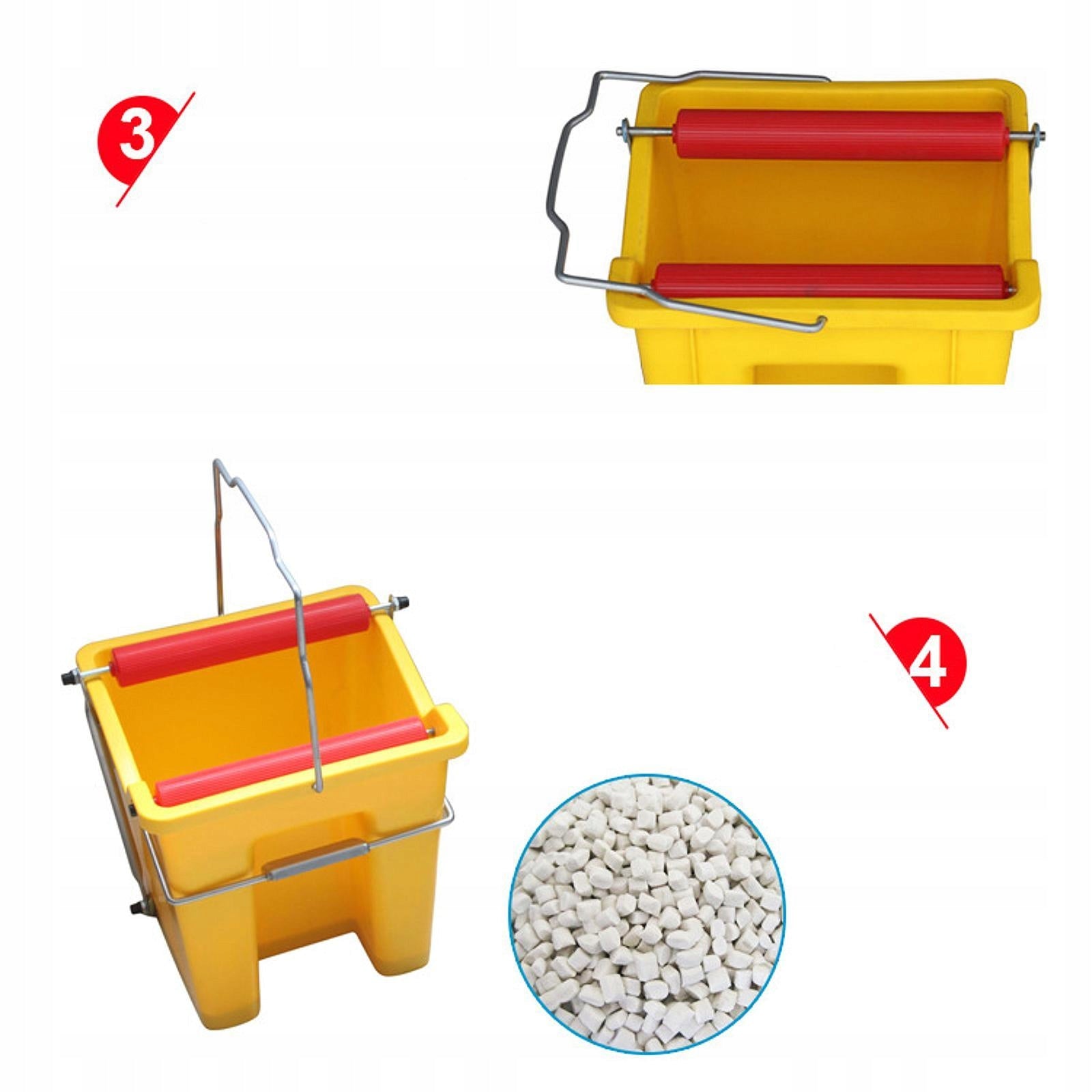 Foot Pedal Mop Bucket Boat Use Accessories Versatile Convenient Yellow Brand no brand
