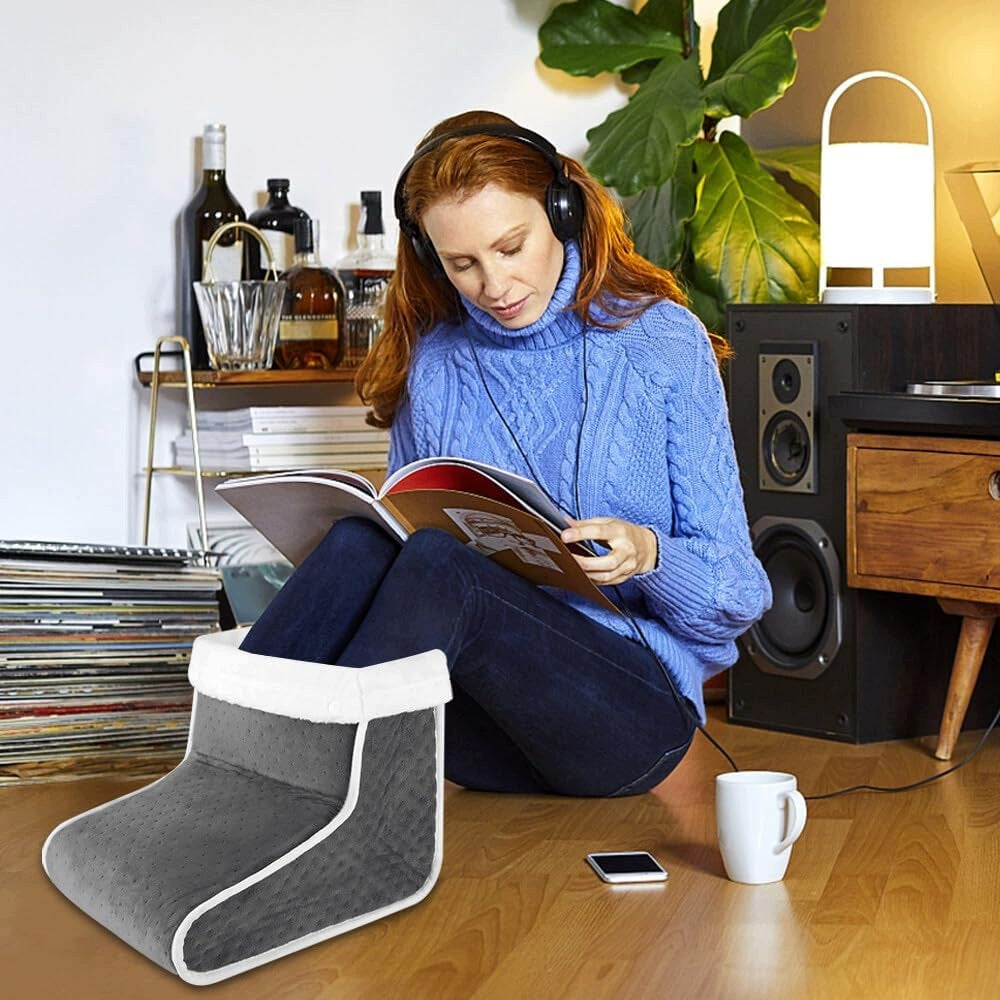 Foot Warmer Electric Warmer BUT Soft Plush Remote Control 3 Levels Medical device no