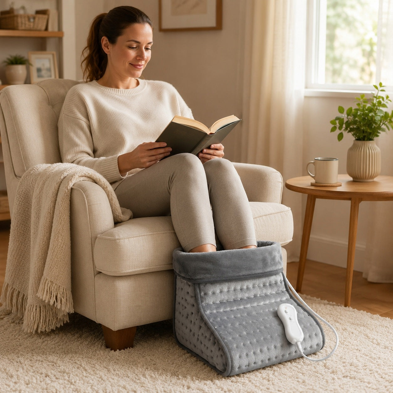 Foot Warmer FWS Removable Fleece Lining 3 Degrees Heating Medisana Medical device no