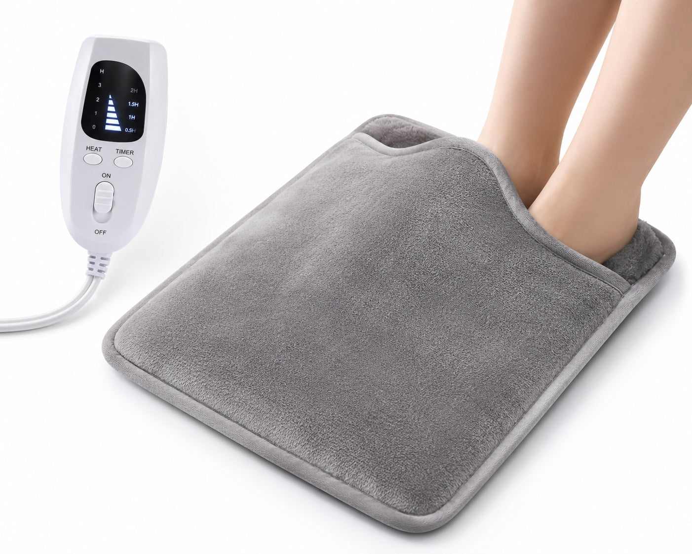 Foot heating pad with pocket temperature and working time control Packaging status original