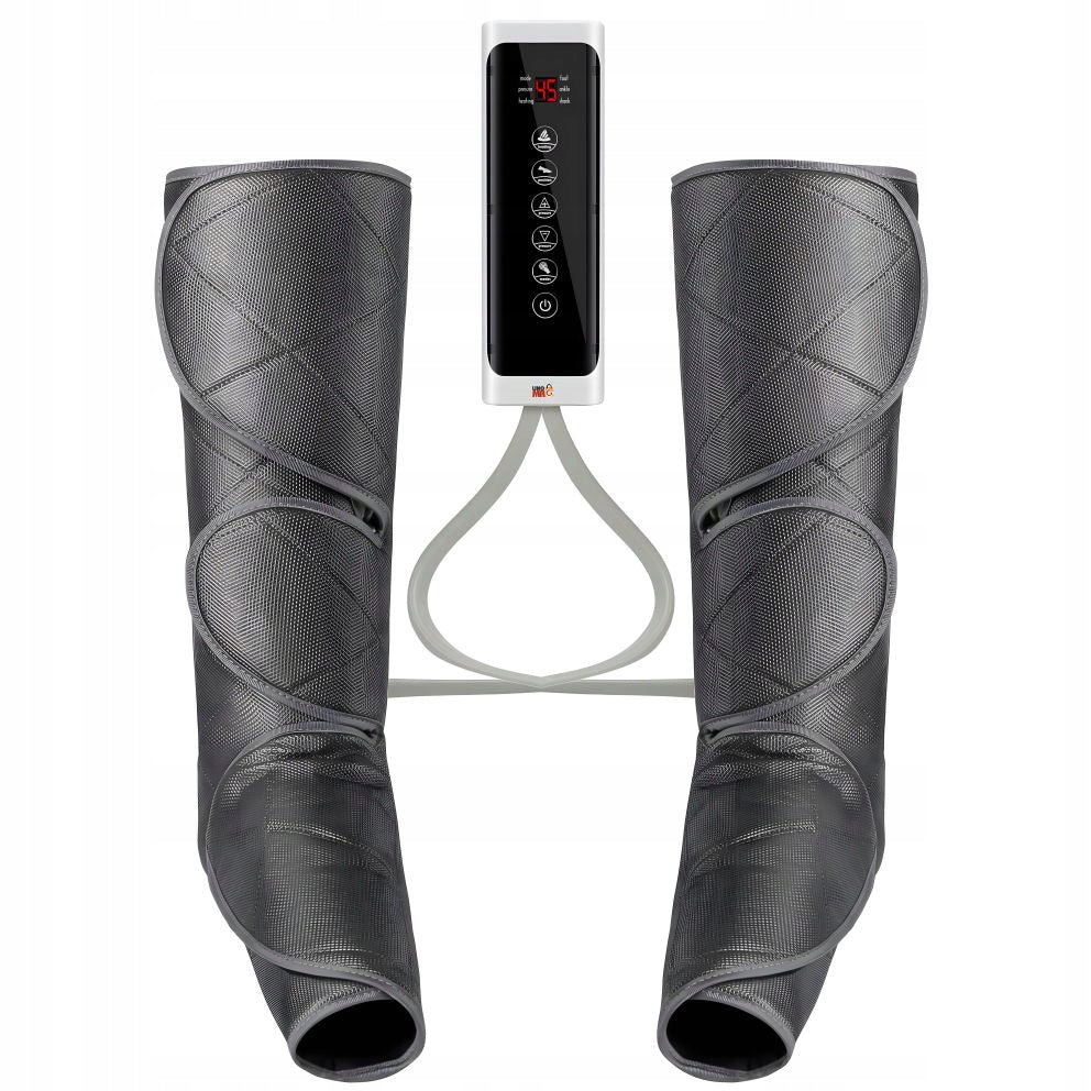 Foot massager with acupressure and shoe heating, Lymphatic drainage,