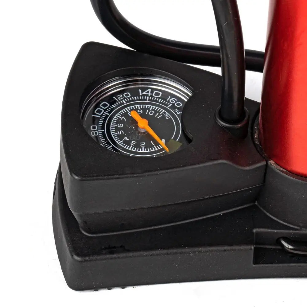 Foot pump MINI PU03 metal with pressure gauge AMIO-02147 Model 02147
