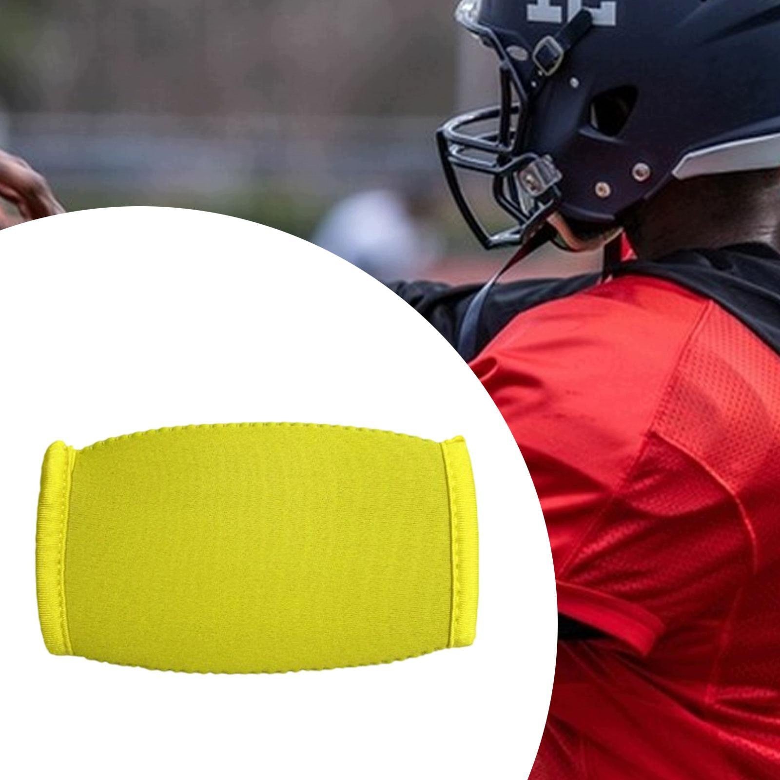 Football Chin Pad Chin Strap Cover Chin Cover Jaw Pad Strap Cushion Yellow