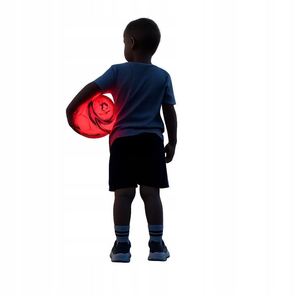 Football Glowing LED Size 5 for Kids Premium USB-C + PUMP Packaging status original