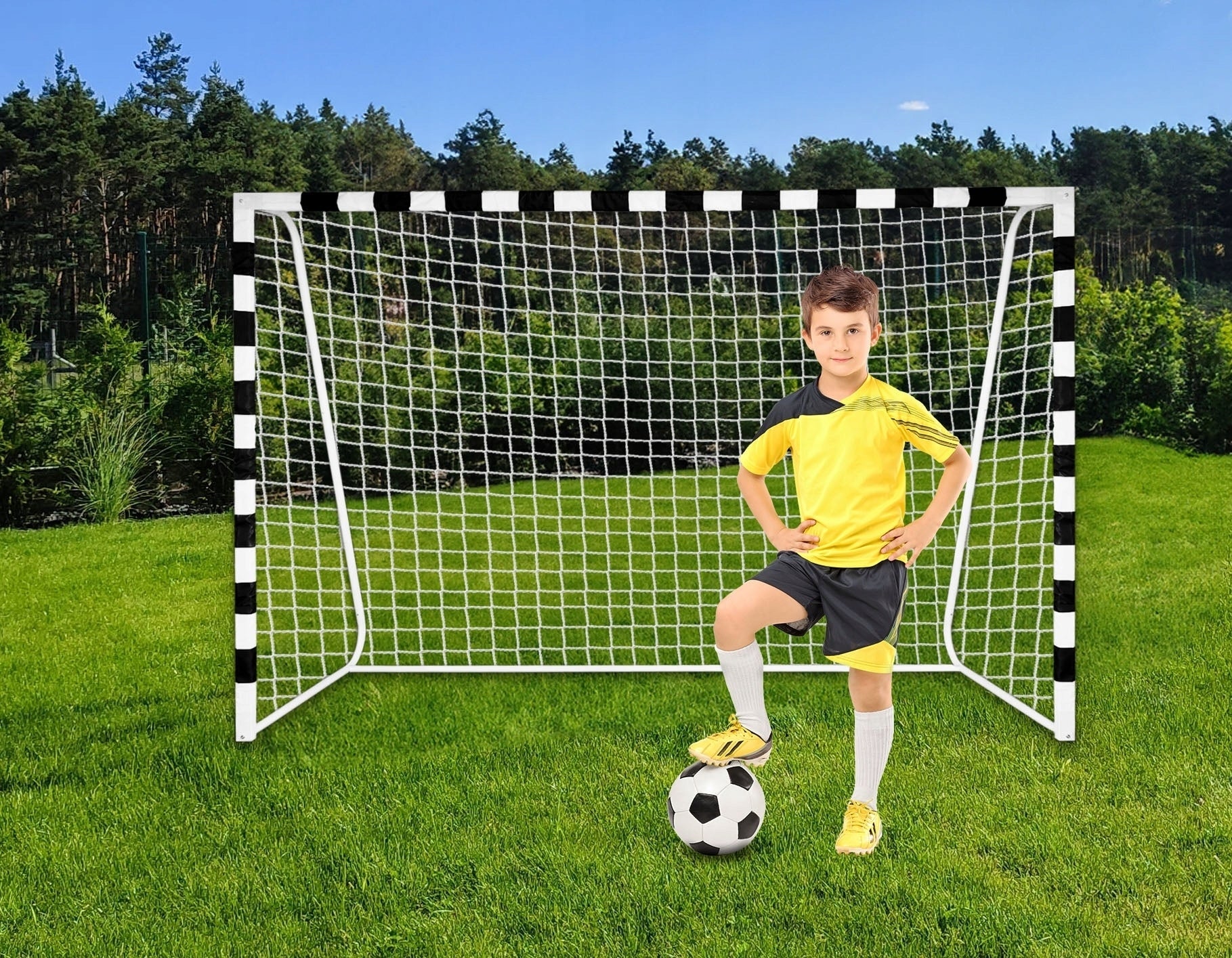 Football Goal For Football Training Metal Large For Children 180 cm Manufacturer code 065510MG