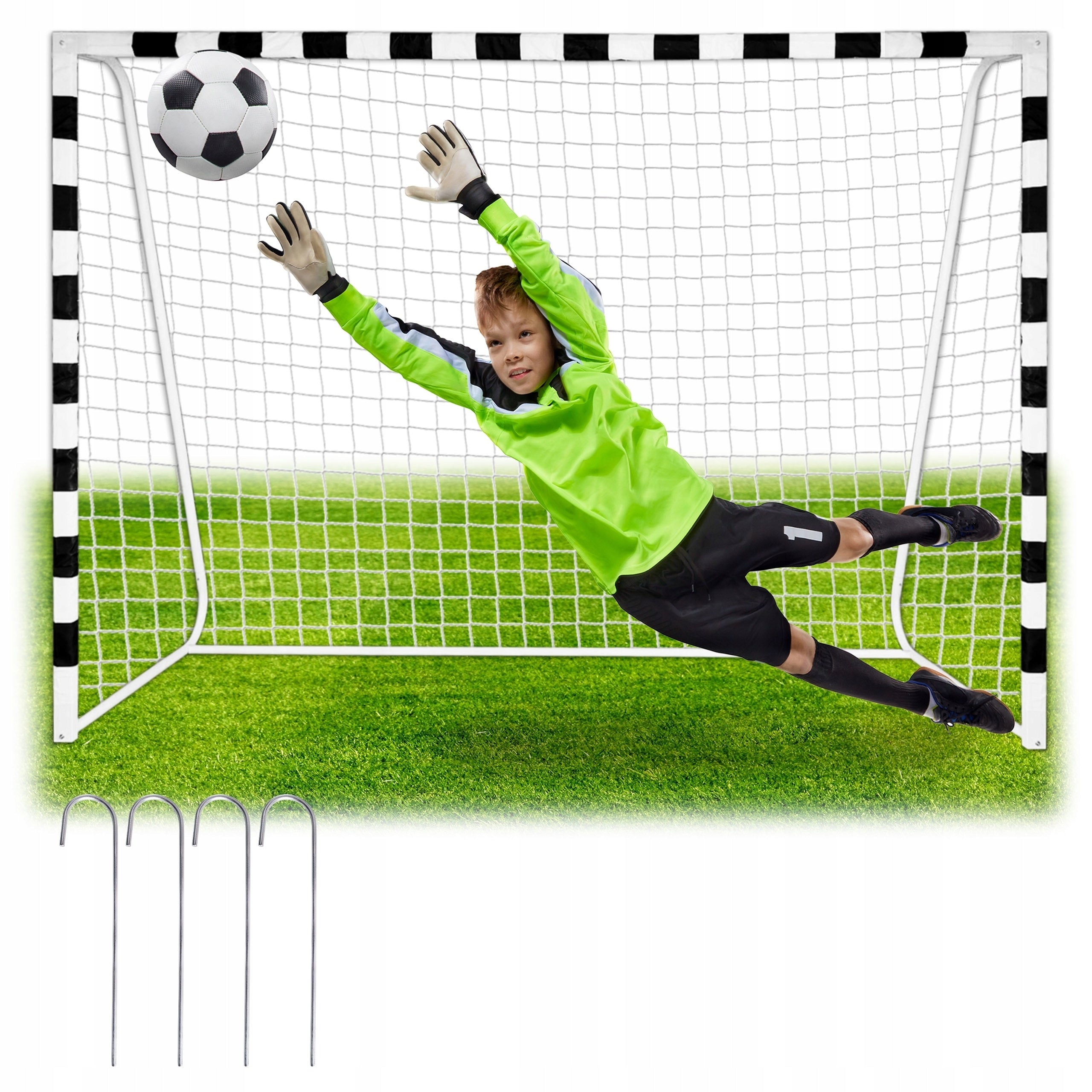 Football Goal For Football Training Metal Large For Children 180 cm
